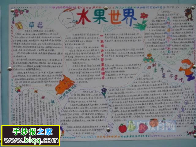 水果手抄报图片