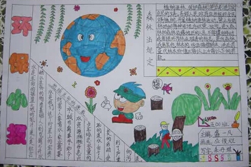 最新或2024（历届）世界环境日手抄报图片大全  太阳教育网