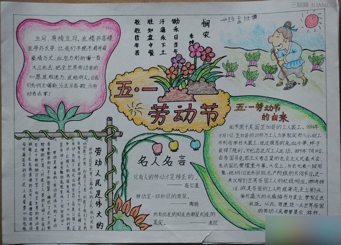 最新或2024（历届）劳动节手抄报图文资料大全      百年教育网