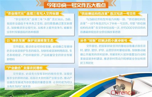 最新或2024（历届）中央一号文件五大亮点